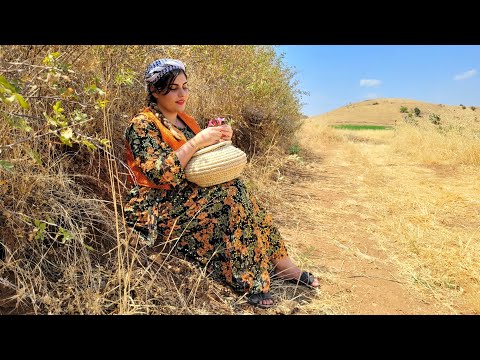 Oldest Way Of Making a Stove With Mud and Straw: Cooking local lamb in Kurdistan village