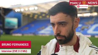 Bruno Fernandes' Honest Reaction After Man Utd's 2-2 Draw vs Everton