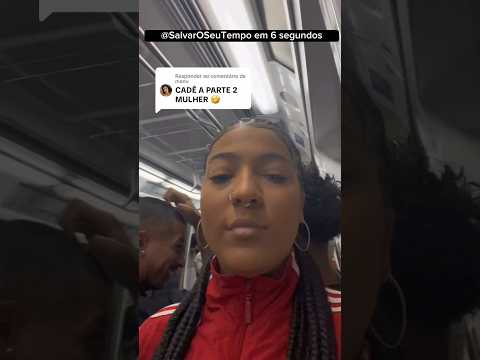 Ninguém vai estragar meu dia com lazzaroingrid no ttk #metro #riodejaneiro #saopaulo #trem #fy