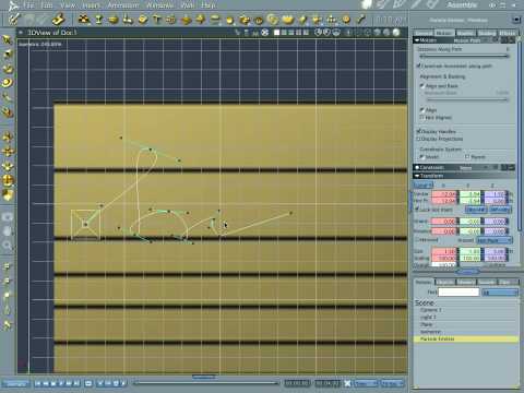 Writing With the Particle Emitter