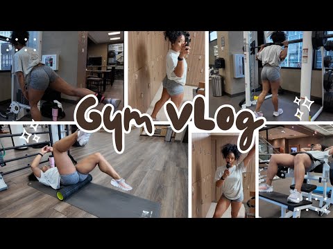 💪🏾 Workout Vlog: Leg Day, Glute Gains, & Post-Baby Core Work! 🏋️‍♀️