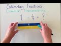Subtracting Fractions with Common Denominators