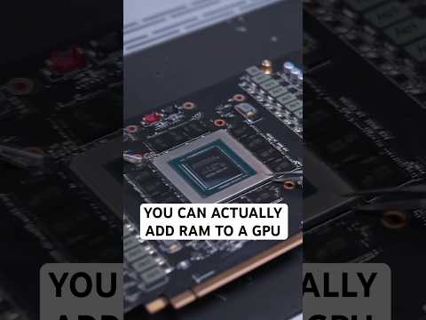 You can add memory to a GPU