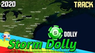 🌀The Track of tropical storm dolly 2020 🌀