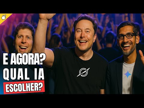 🤔ChatGPT, Gemini, Claude ou Grok — Estudo Mostra QUAL IA é MELHOR Pra Você?