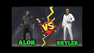 SKYLER VS DJ ALOK 1 VS 1 CUSTOM 🔥🔥🔥 WHO WILL WIN ? free fire 2022