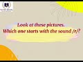 Identifying Initial Sounds in Words