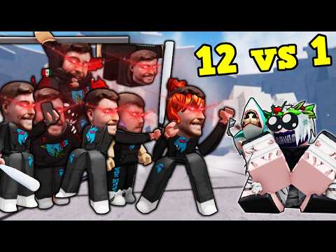 12v1 MR BEAST me ATACAN en LOS CAMPOS DE BATALLA MÁS FUERTES ROBLOX Momentos Divertidos 🤣