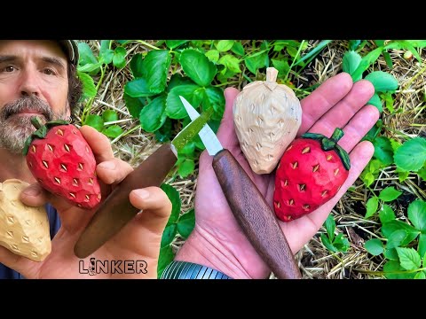Carve a Giant Scandinavian Style Strawberry