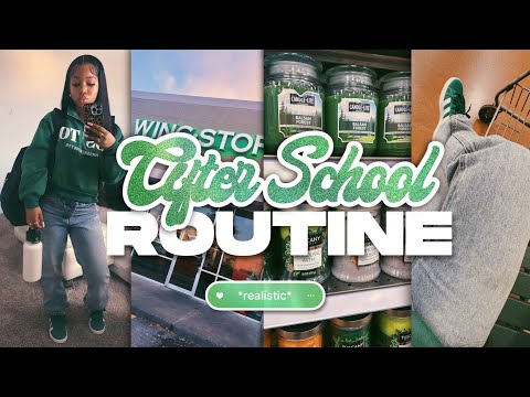 MY AFTER SCHOOL ROUTINE | workout, homework, hygiene, cleaning, paint w me