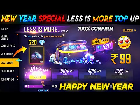 January￼ Special Less Is More Event 😮🥳| Free Fire New Event | Ff New Event| New Event Free Fire