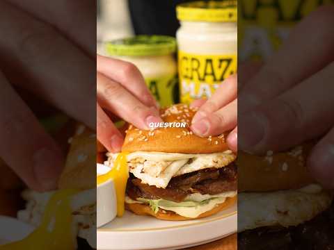 “H” is for Hamburger with @getgraza’s new mayo! #GrazaPartner