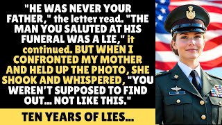 “I Saluted Him at His Funeral… Then a Letter Revealed He Wasn’t My Father” But He Was.....