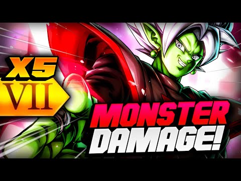 LUDICROUS DAMAGE! 5x Zenkai Buffed LF Fusion Zamasu! (Dragon Ball LEGENDS)