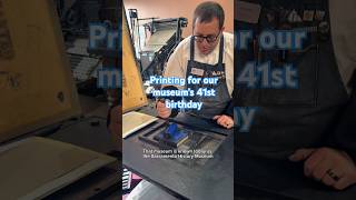 Printing an image of the Sacramento History Museum for our 41st birthday (first opened Aug. 3, 1985)