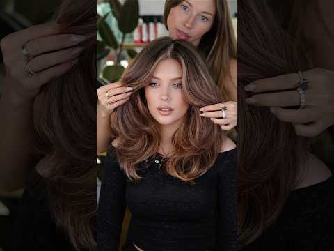 Мл. мастер Катерина Огорова 🤎 #hair #beautiful #transformation #hairstyle #viralvideo #интервью