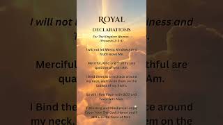 Declare and Frame your Life by The WORD of GOD!  #royaldeclarations #jesus  #wordshavepower