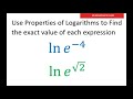 Power Property of Logarithms