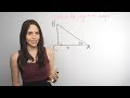Solving Right Triangles with Trigonometry