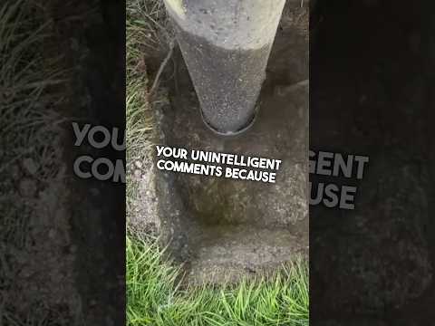 Digging A Hole With A Pressure Washer
