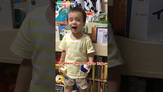 #shorts 2歳児英語で熱唱🎤  2岁宝宝高歌