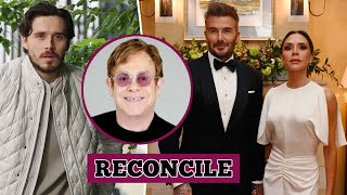 Elton John acts as mediator in Brooklyn's family feud during swanky lunch in St Tropez
