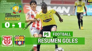 RESUMEN GOLES | Técnico Universitario 0-1 Barcelona sc | Copa Lubricantes Havoline