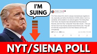 Trump TO SUE NY TIMES for poll he doesn't like!
