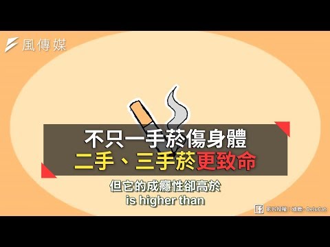 不只一手菸傷身體 二手、三手菸更致命 - YouTube