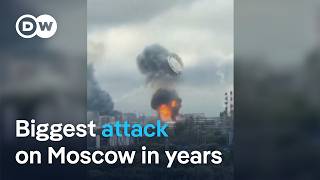 YouTube video thumbnail: Ukraine Launches 'Largest Drone Strike' on Moscow, Russia Vows Response