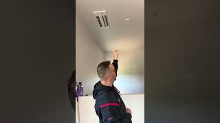 #heatpumpnation #metus #mitsubishielectric New construction install Ductless Mitsubishi ceiling unit