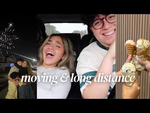 moving back home, long distance relationship & Nola's ice cream!! | VLOG