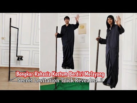Tutorial cara membuat "kostum berdiri melayang" | Secret levitation trick Revealed #costumeideas