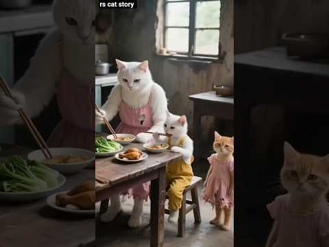 সৎ সন্তানকে খাবার দেইনা মা #shorts #cat