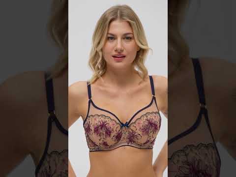 Biustonosz Frida A143 szafirowy miękki