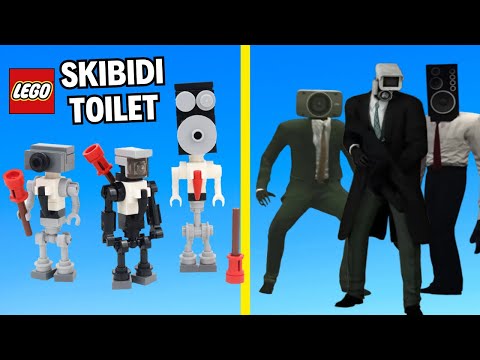 LEGO SKIBIDI TOILET characters (tutorial)