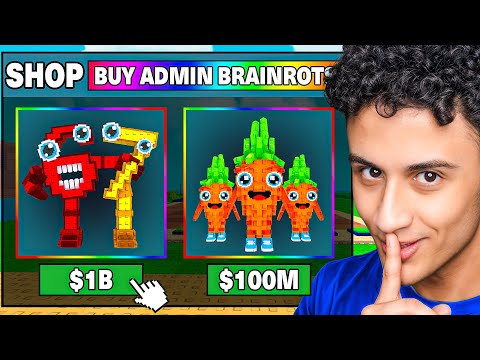 Plants vs Brainrots, But You Can BUY OWNER BRAINROTS..