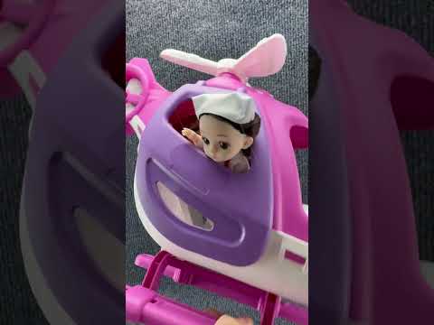 Satisfying With Unboxing Barbie Doctor Set Toys , Biker Barbie,  ASMR Video