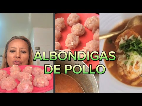 Albóndigas de pollo. #comidasaludable #albondigas #pollo #sal