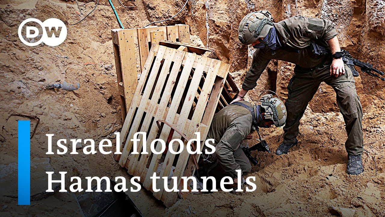Israeli Military Confirms Flooding of Hamas Tunnels in Gaza