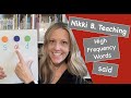 Exploring the Irregularities of High Frequency Word 'Said'