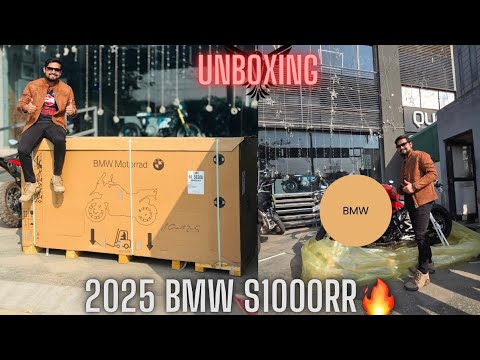 Unboxing my new 2025 BMW S1000RR | #bmw #bmwmotorrad #s1000rr #superbikesinindia