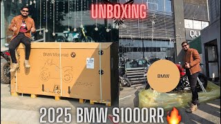 Unboxing my new 2025 BMW S1000RR | #bmw #bmwmotorrad #s1000rr #superbikesinindia