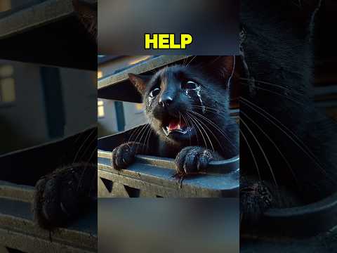 The cat was just innocent💔.