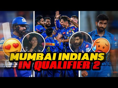 MUMBAI INDIANS in QUALIFIERS 2✅| MI VS GT match🥵| Rohit Sharma inning🔥|Crick with Jatin