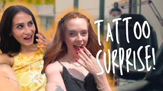 MY WIFES REACTION TO MY SECRET TATTOO *emotional* 🥹