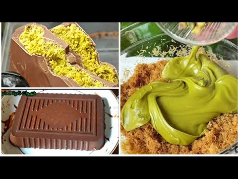 ترند شوكولاتة دبي🍫 اللي عاملة ضجة في مواقع التواصل بدون قوالب/tablette chokolat🇲🇦😋👍