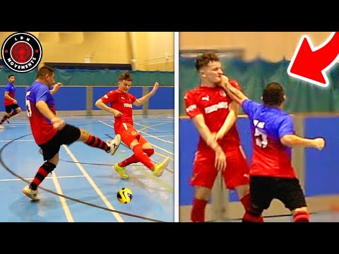 I Played in a PRO FUTSAL MATCH & I Got PUNCHED... (Football Skills & Goals)