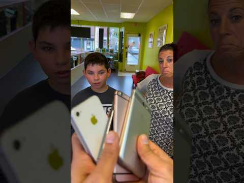 I Gave Him FREE PHONES ❤️The Reason Will Make You Cry ? #shorts #apple #android #iphone #ios #fyp