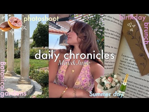 daily chronicles🥂girls brunch, LA photoshoot, summer day reading